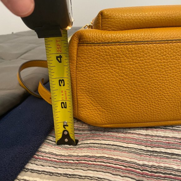 Michael Kors Mustard Yellow Leather Backpack main image 2
